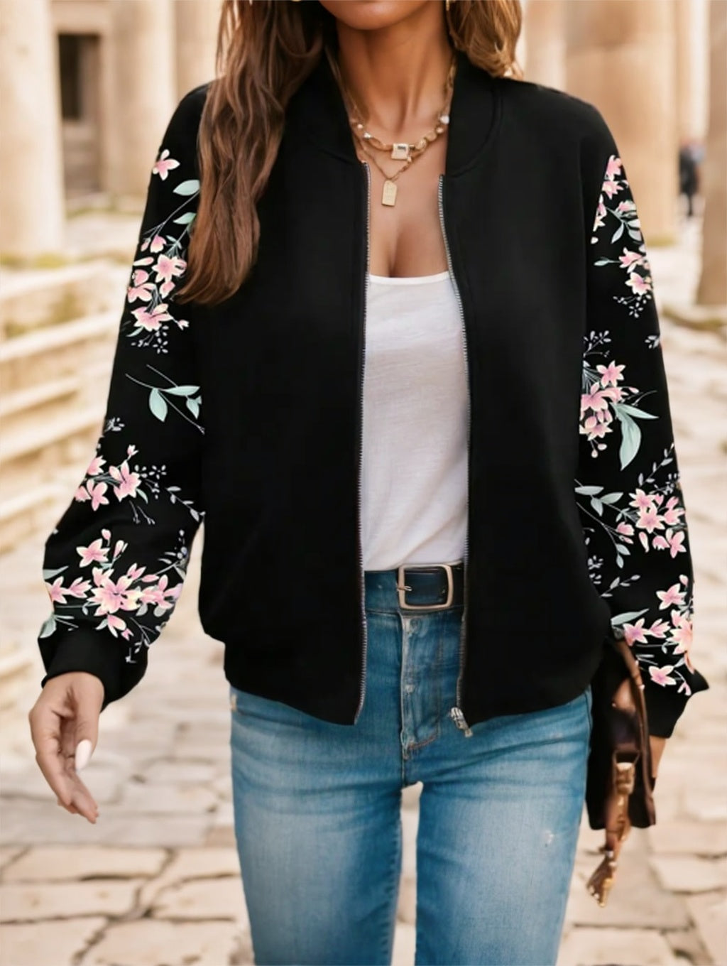 BloomRush Zip-Up Jacket