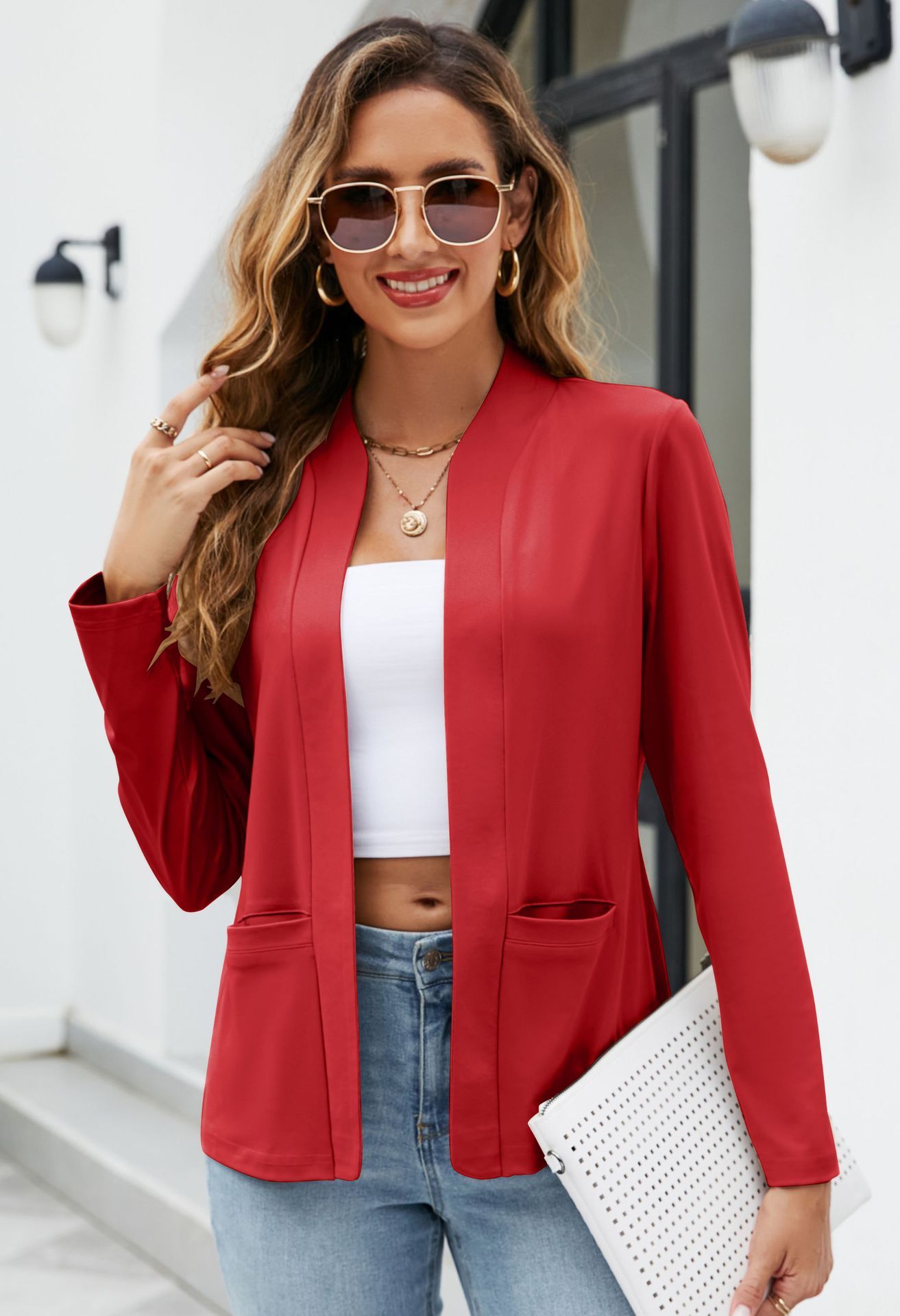 Lumiére Pocket Blazer Coat