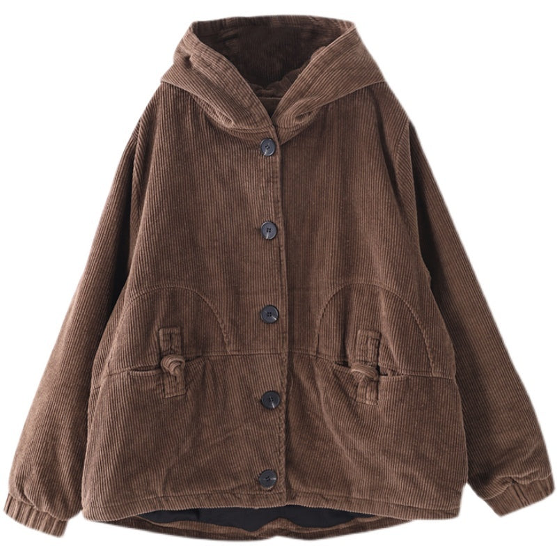 VelvetRidge Corduroy Short Jacket