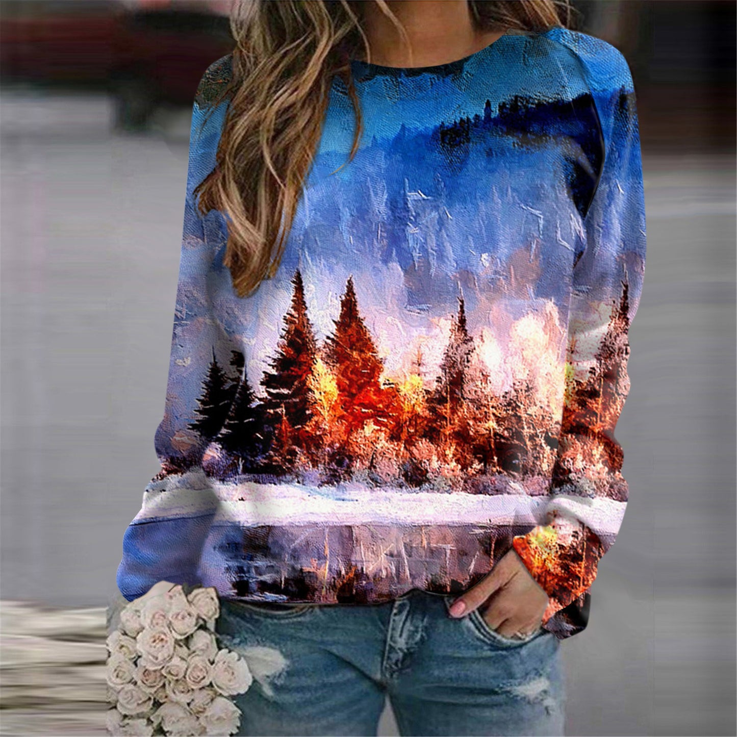 DepthWeave 3D Knit Sweater