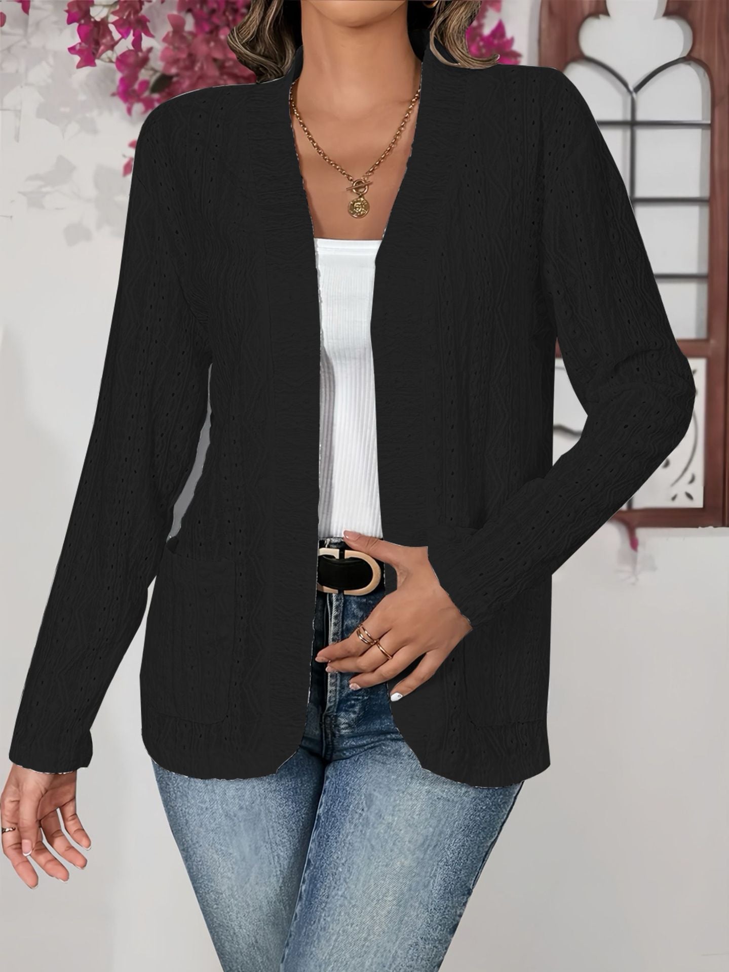 GraceLine Pocket Cardigan Jacket
