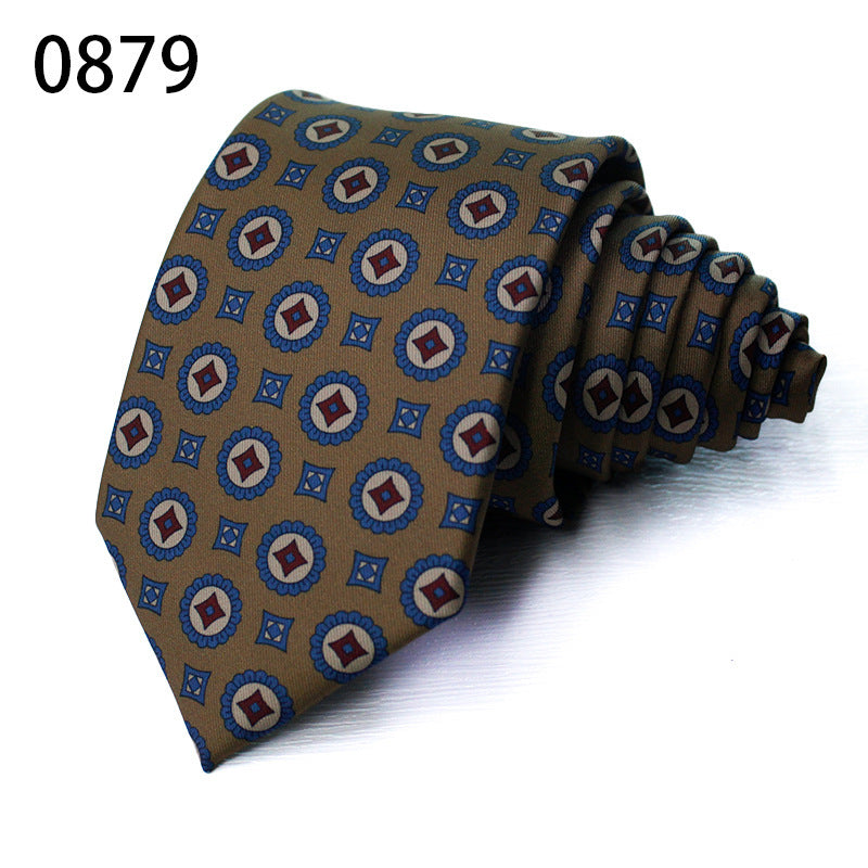 Fashion Polyester Silk Printed Men's Casual Tie