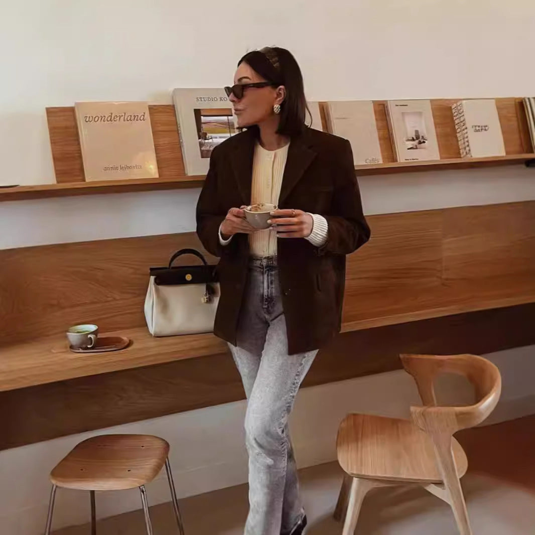 VeluraCasual Suede Jacket