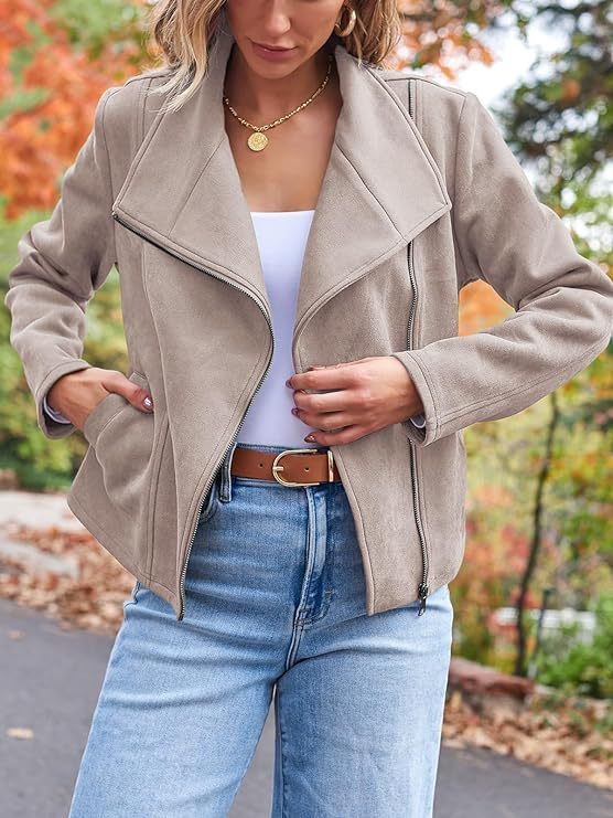 VeluRide Suede Moto Jacket