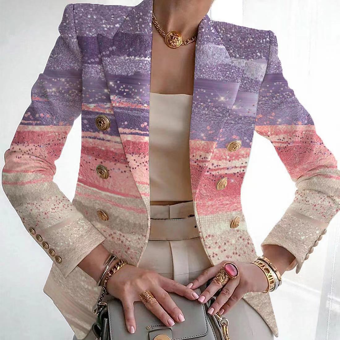 PetitePrint Cardigan Coat