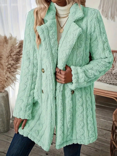 CozyDuo Double-Breasted Coat