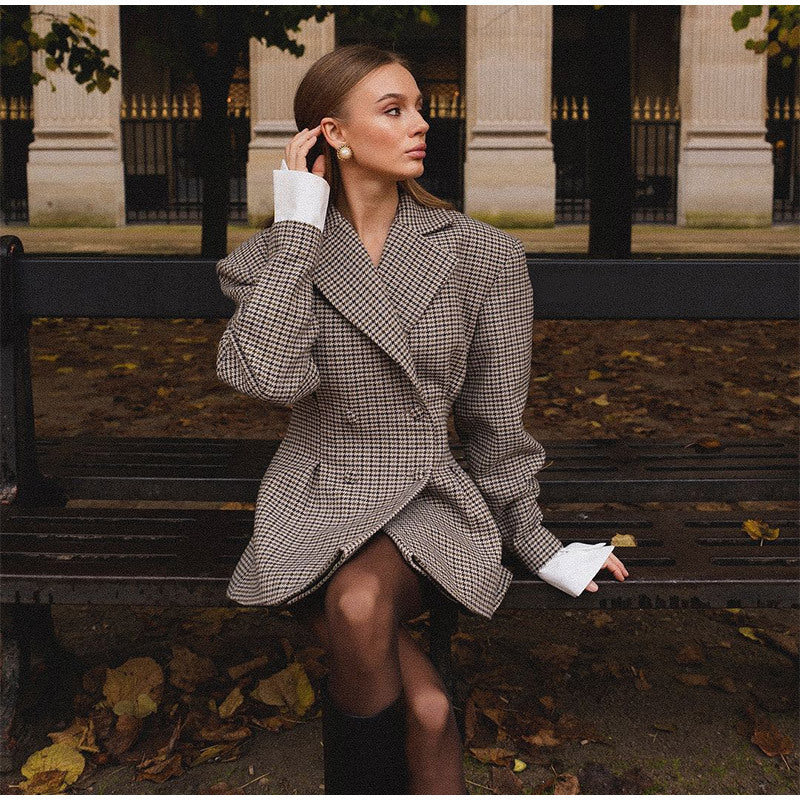 Veridia Plaid Tailored Jacket