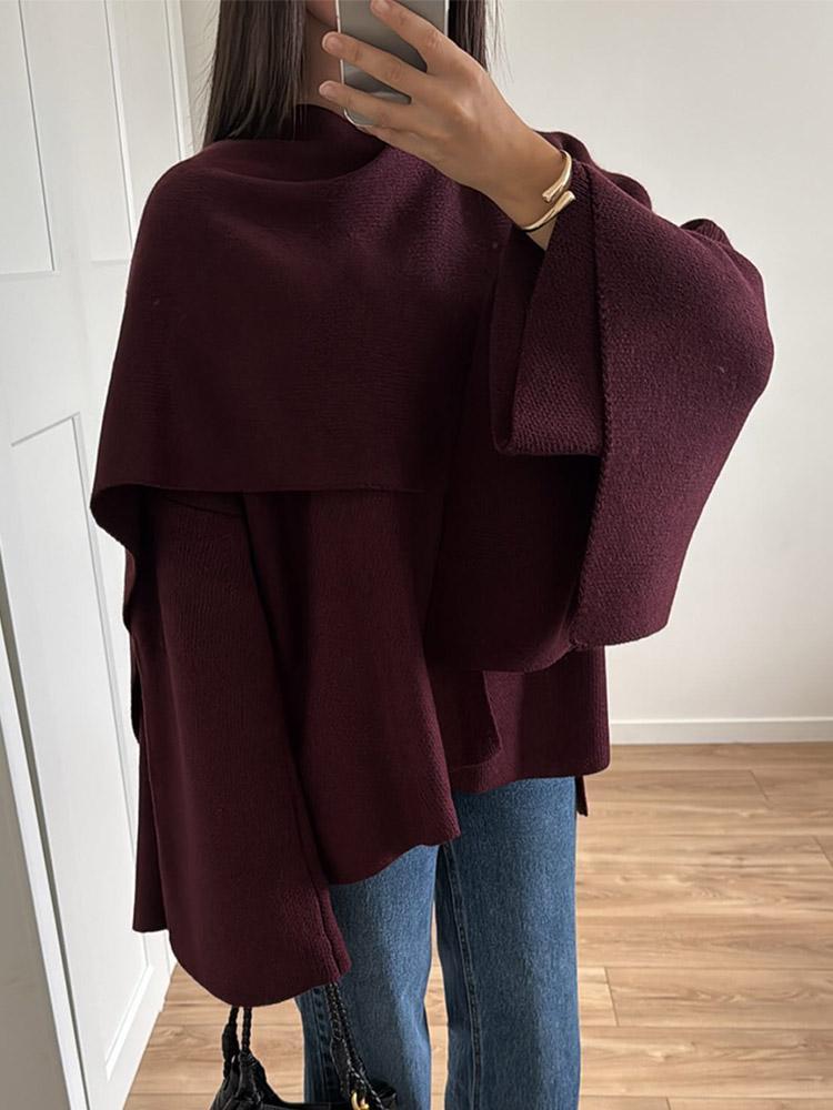 KnitÉlan Shawl Cape
