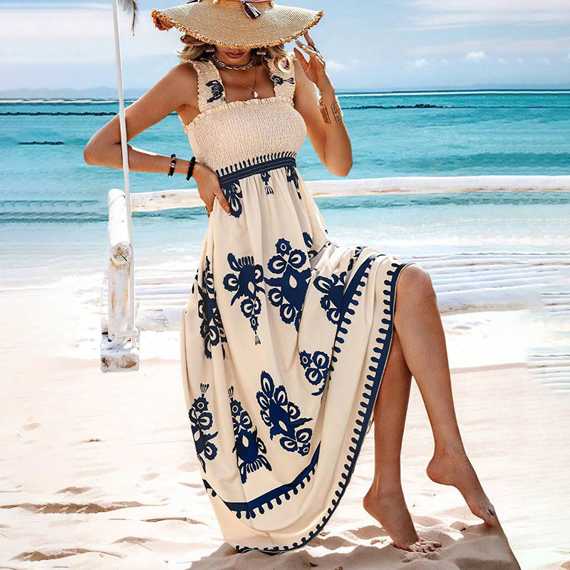 Palmera Pleat Maxi Dress