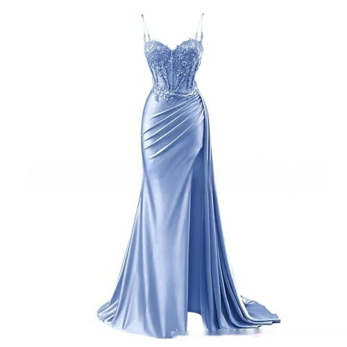 Emerald Seduction Strapless Gown