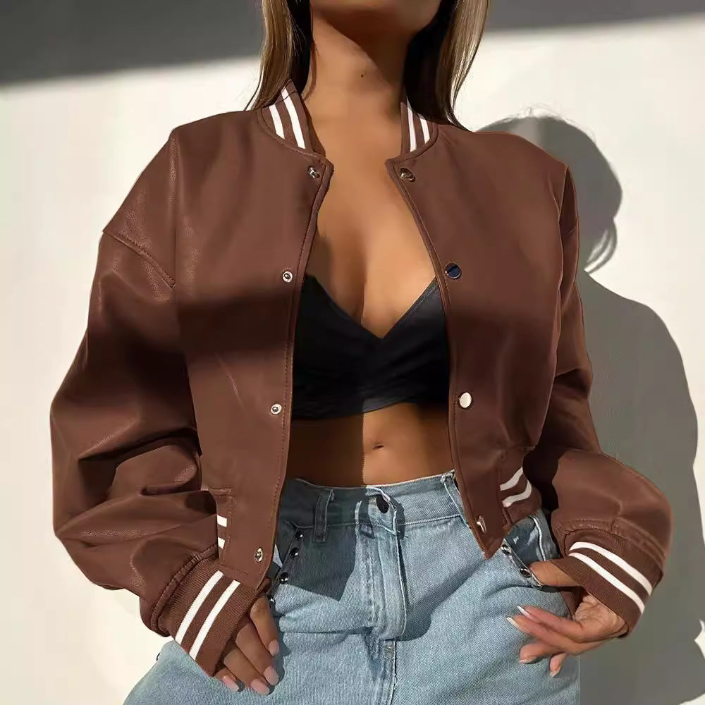 RogueRide PU Leather Jacket