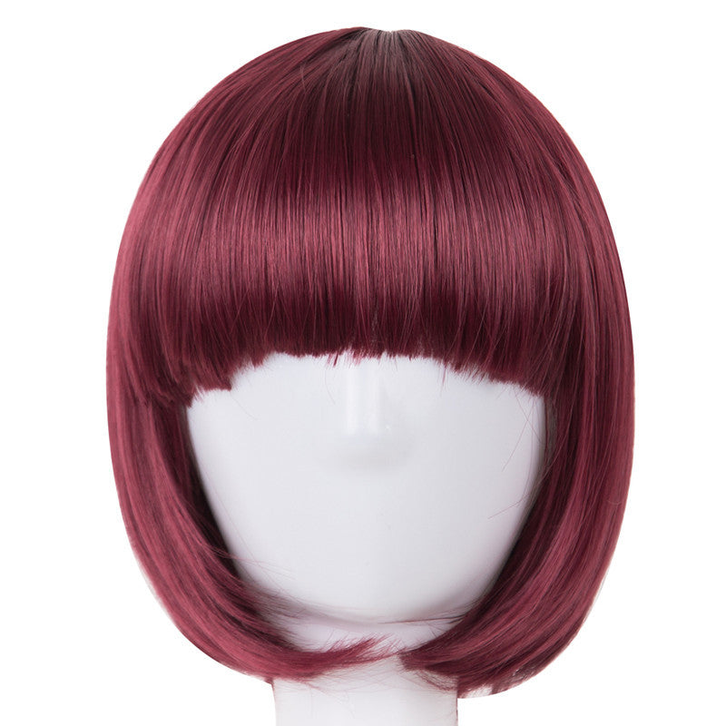 Women's Fashion Bangs High Temperature Silk Wig