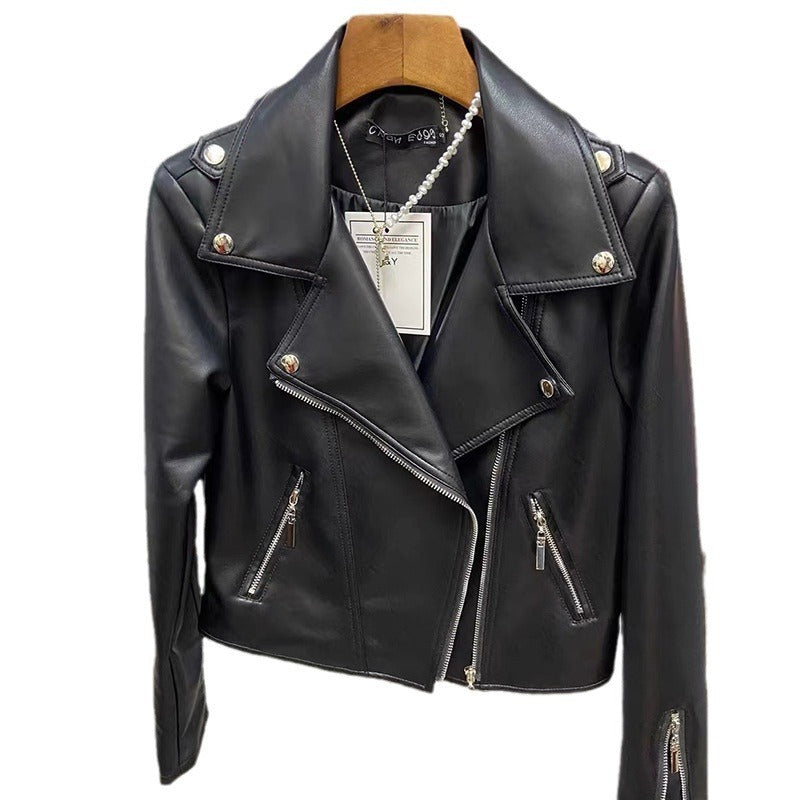NoirEdge High-Waist Jacket