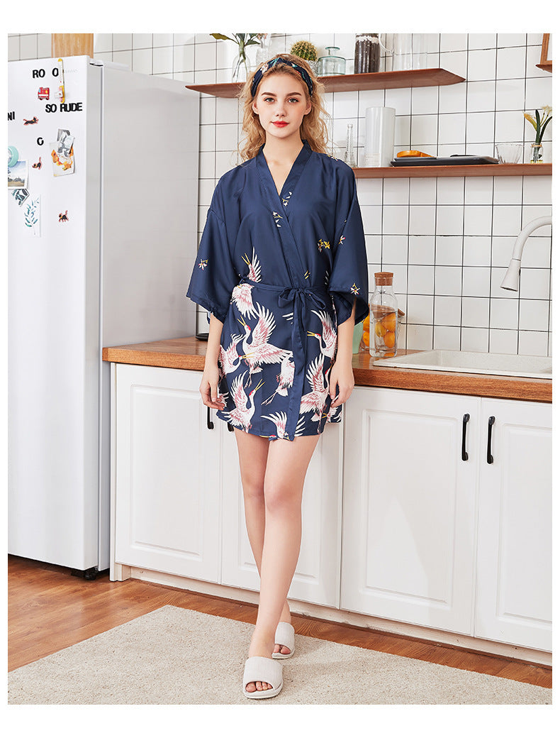Bridal gown silk pajamas