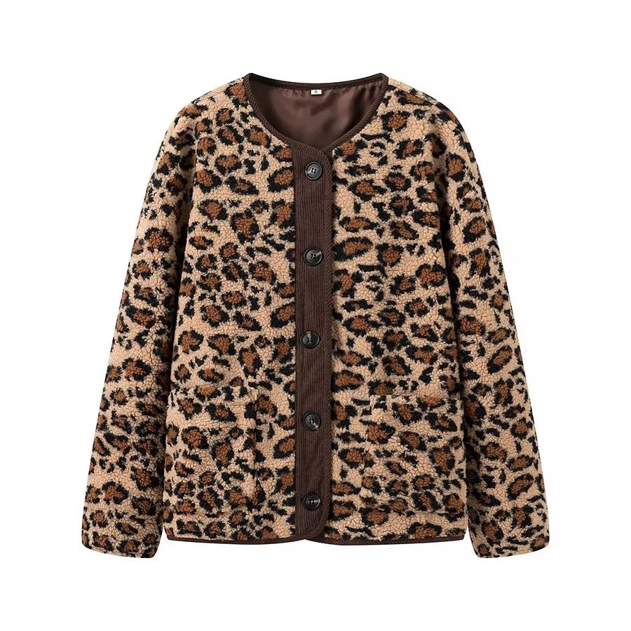 UrbanFierce Leopard Print Coat