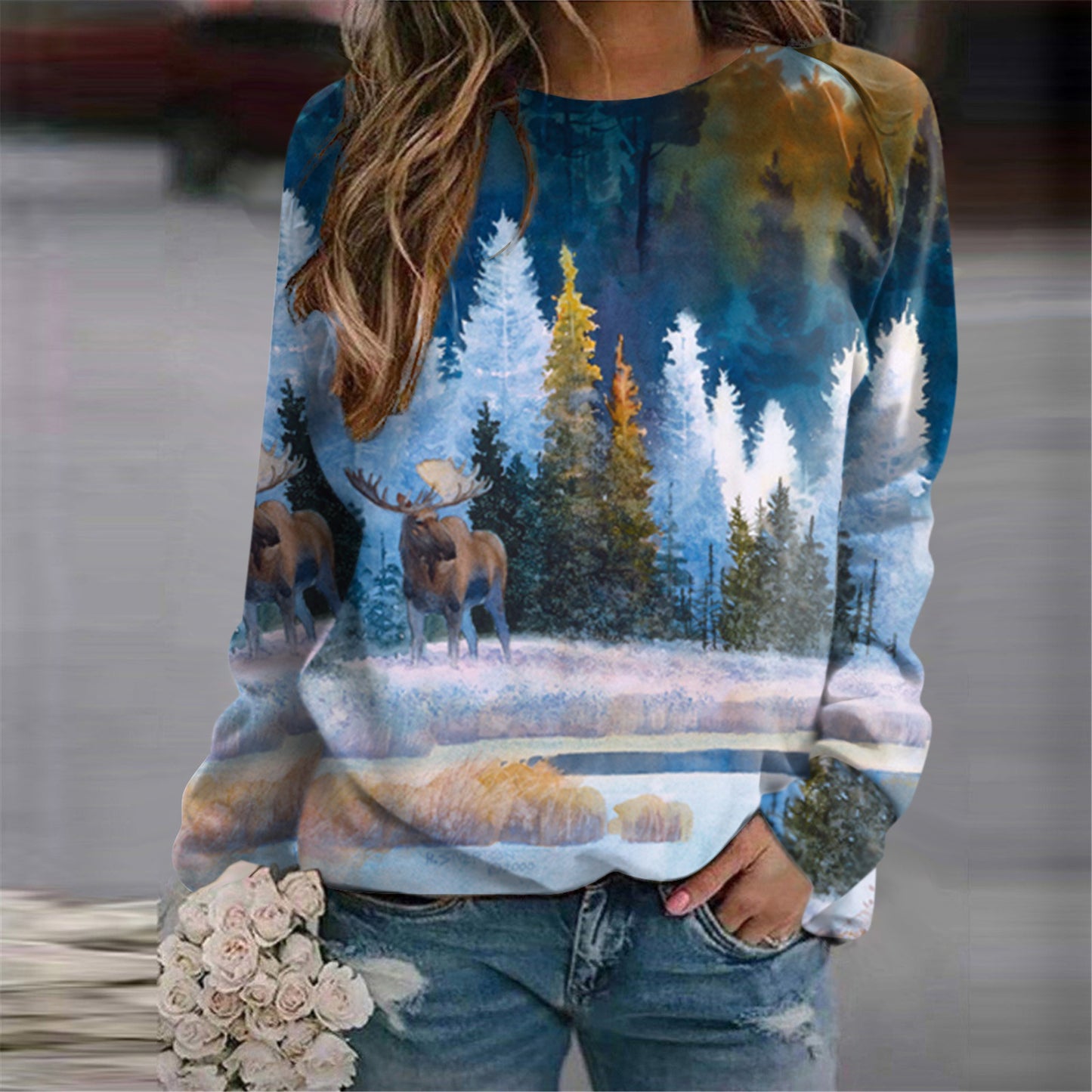 DepthWeave 3D Knit Sweater