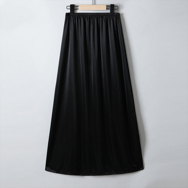 Women's Fashionable Thin Silk Satin Dress
