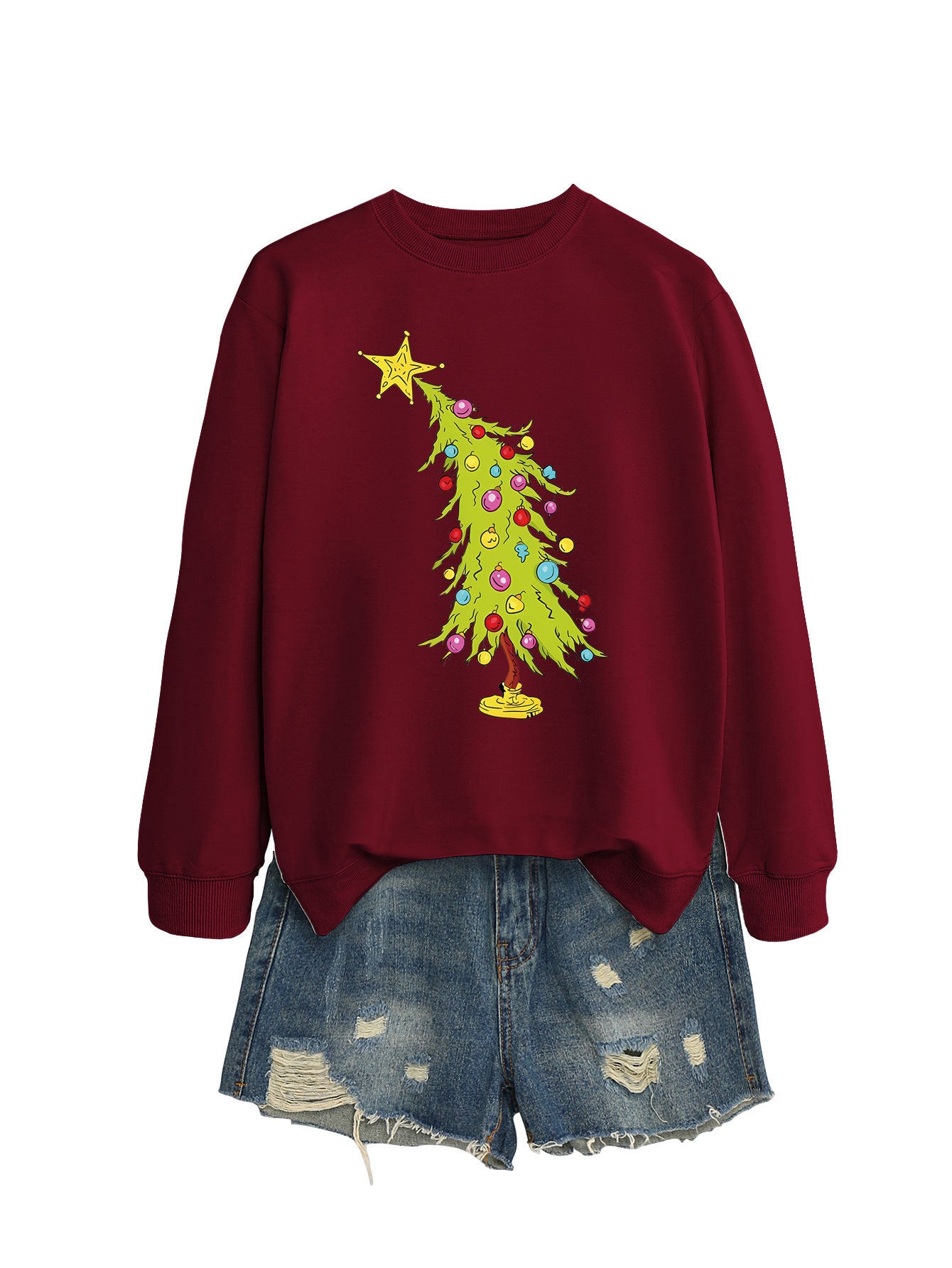 Starlit Fir Festive Sweater
