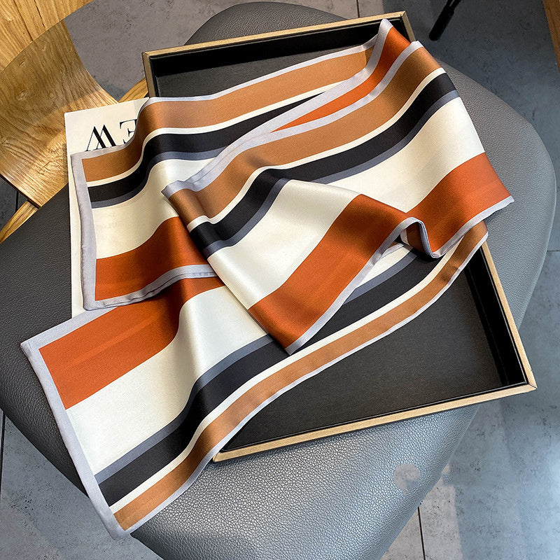 Women's Imitation Silk Scarf Fashion Personality