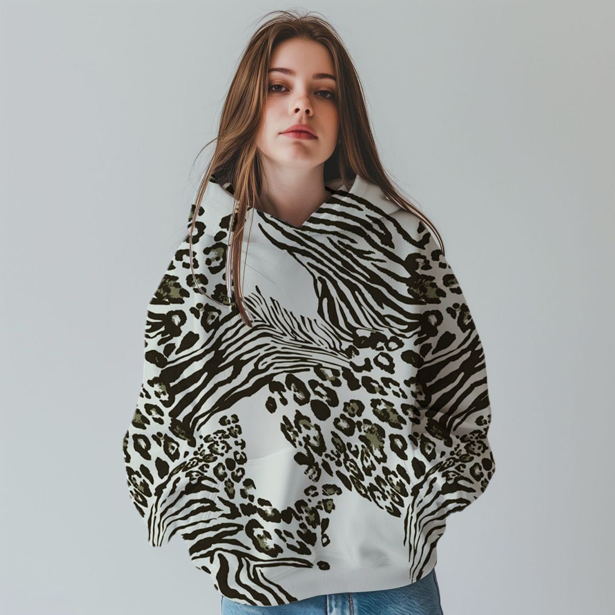 WildVision 3D Leopard Sweater