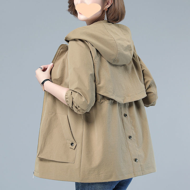 ChicEase Hooded Trench Coat