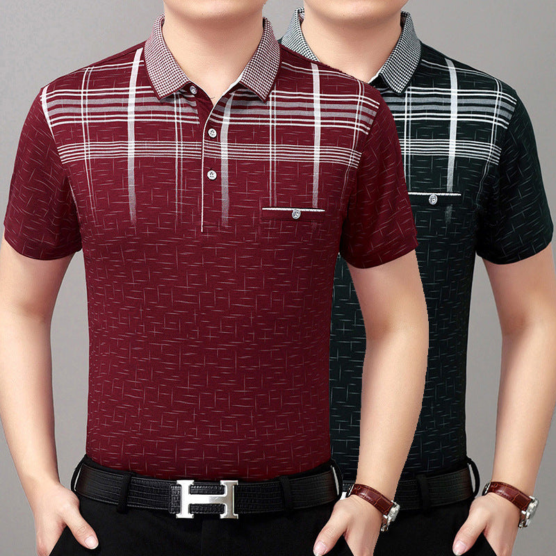 Ice silk short-sleeved t-shirt