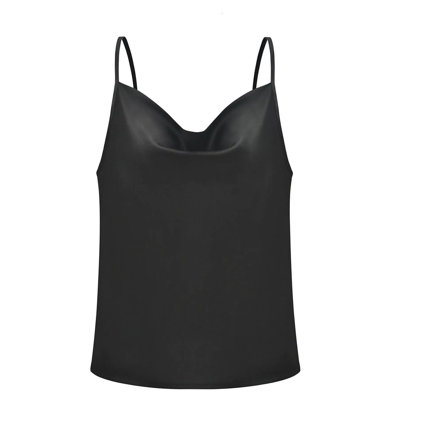 Women's Camisole Vest Solid Color Bottoming Silk Chiffon Shirt