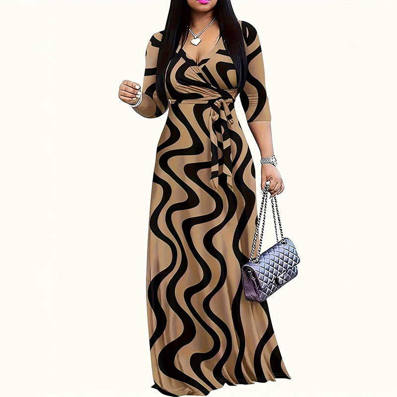 Veralune Grace Belted Maxi Dress