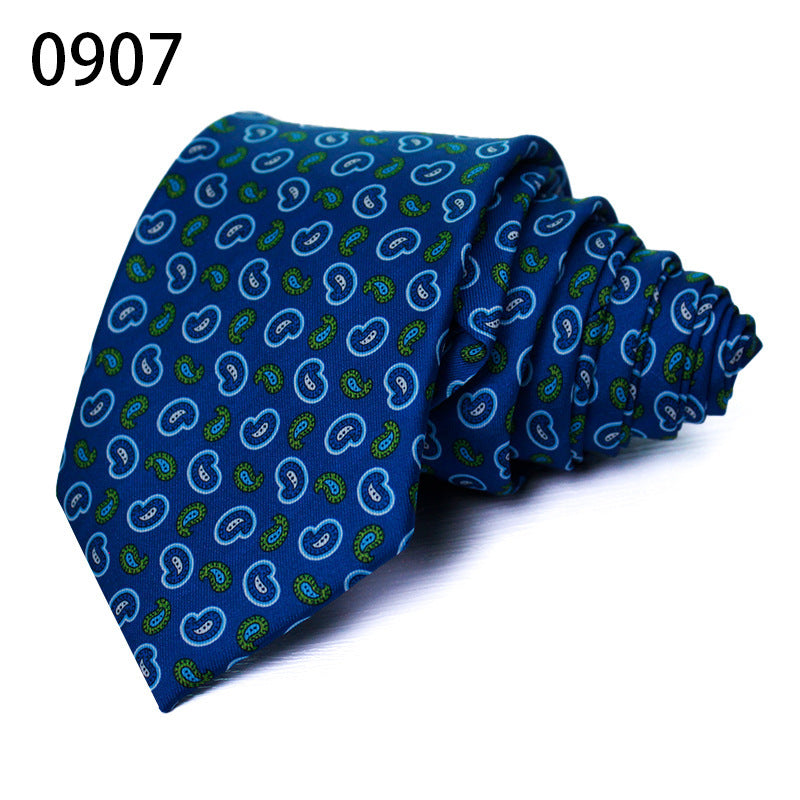 Fashion Polyester Silk Printed Men's Casual Tie