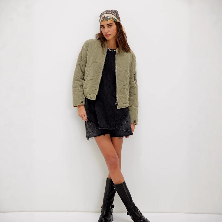 The Elowen Quilted Cotton Coat