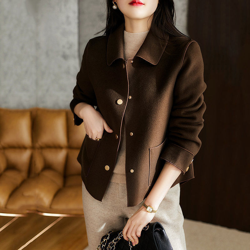 CozyWeave Loose Woolen Short Coat