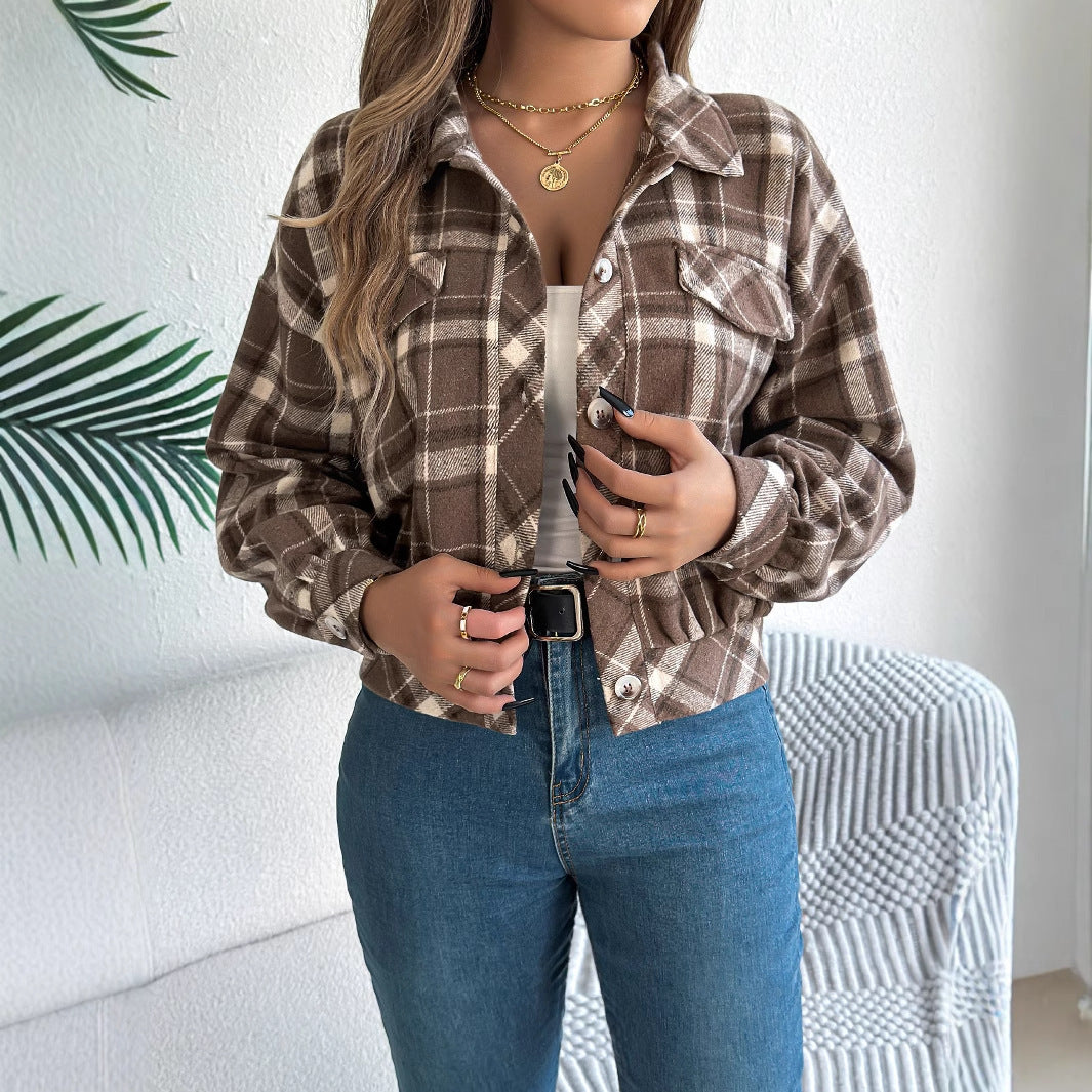 Heritage Plaid Woolen Coat