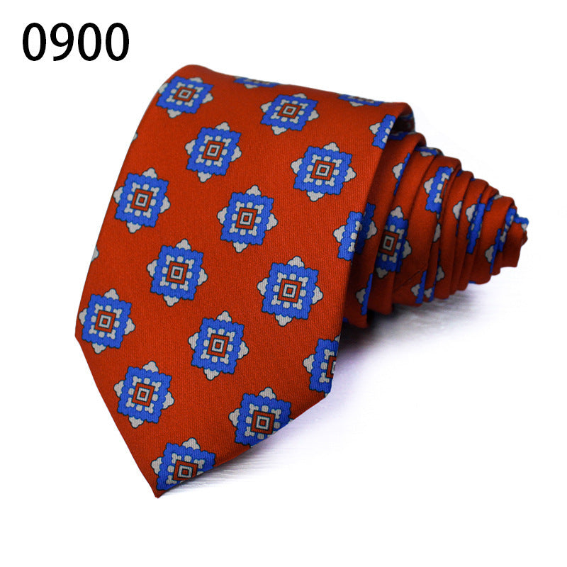 Fashion Polyester Silk Printed Men's Casual Tie