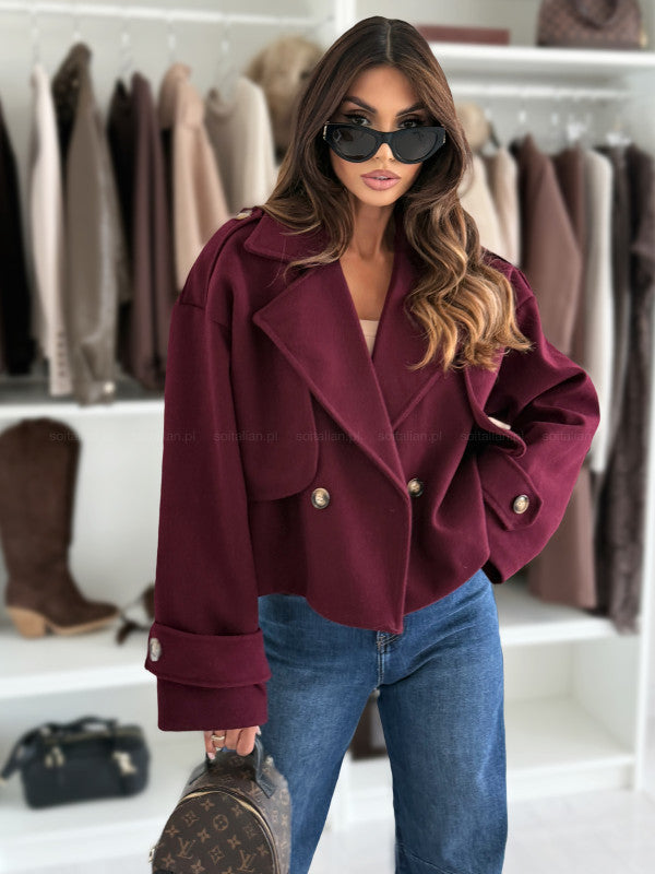 Veloura Woolen Short Coat