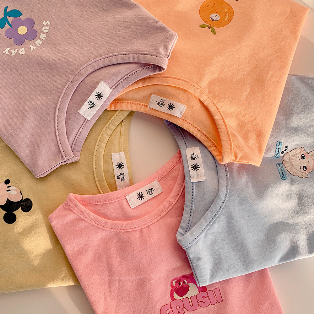 Children's Pajamas Thin Homewear Ice Silk