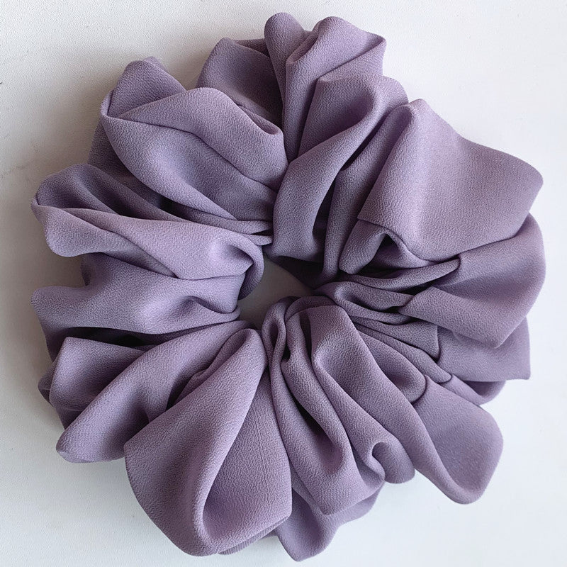 Big Head Bouquet Chiffon Large Intestine Ring Hair Ring
