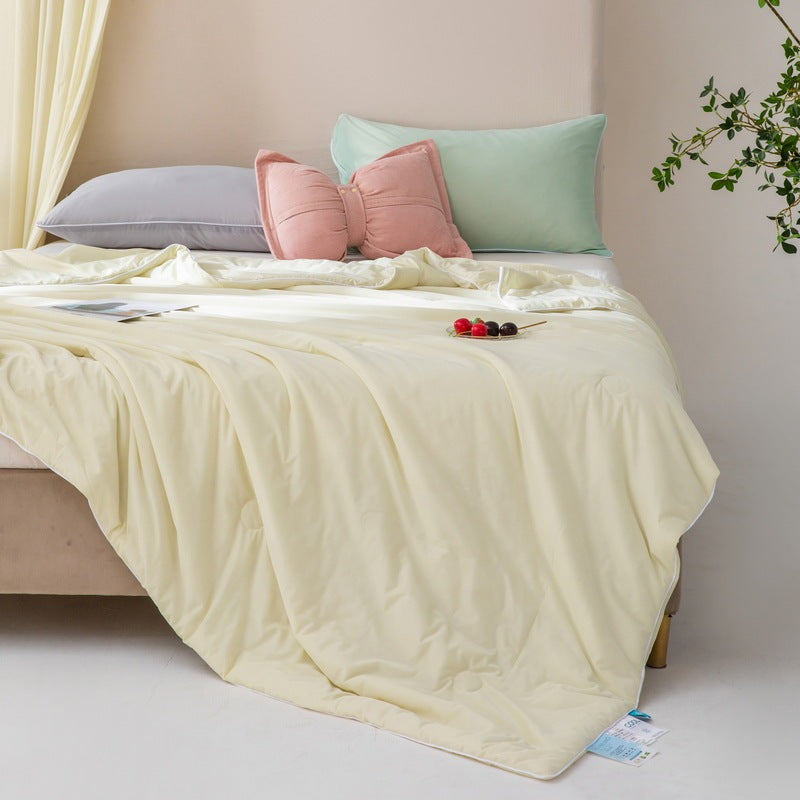 Cool Silk Solid Color Summer Blanket