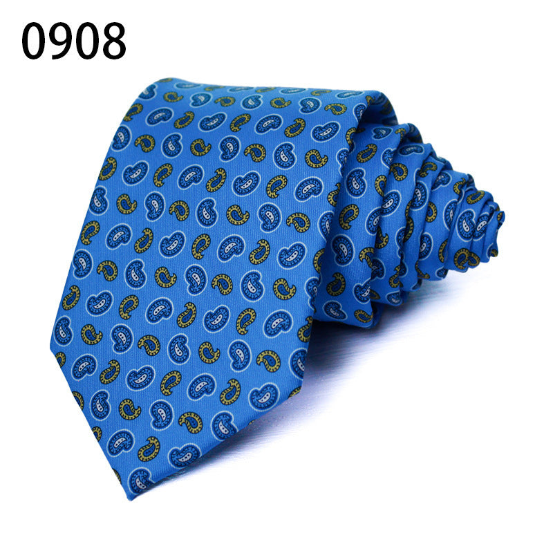 Fashion Polyester Silk Printed Men's Casual Tie