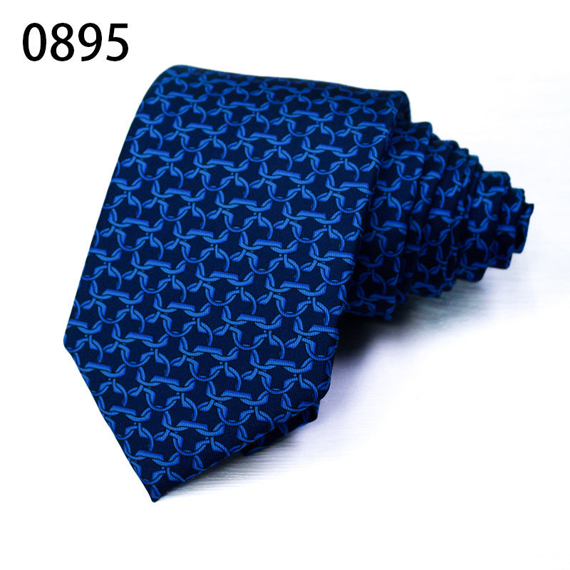 Fashion Polyester Silk Printed Men's Casual Tie