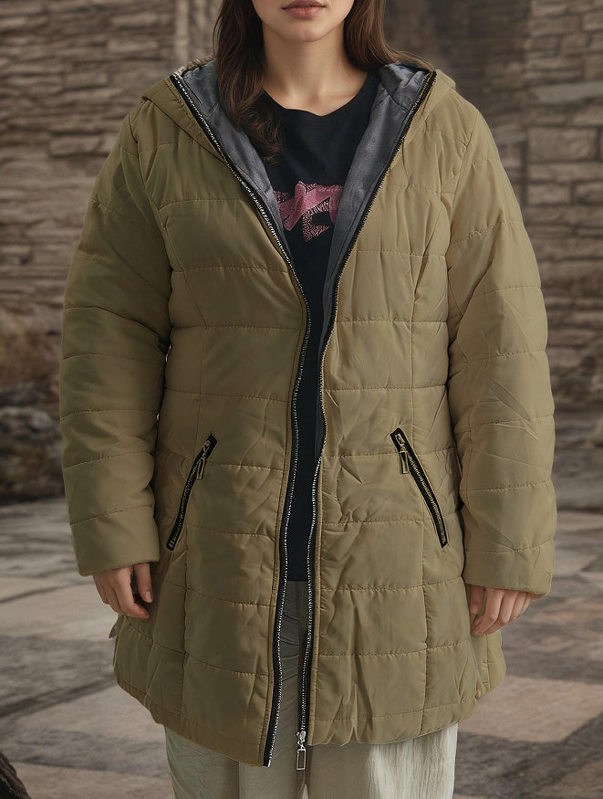 FleuraWarm Padded Hoodie Jacket