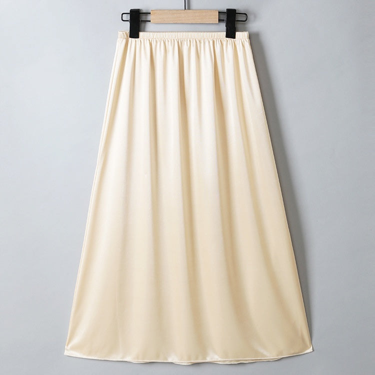 75cm Thin Silk Inner Wear Bottoming Skirt