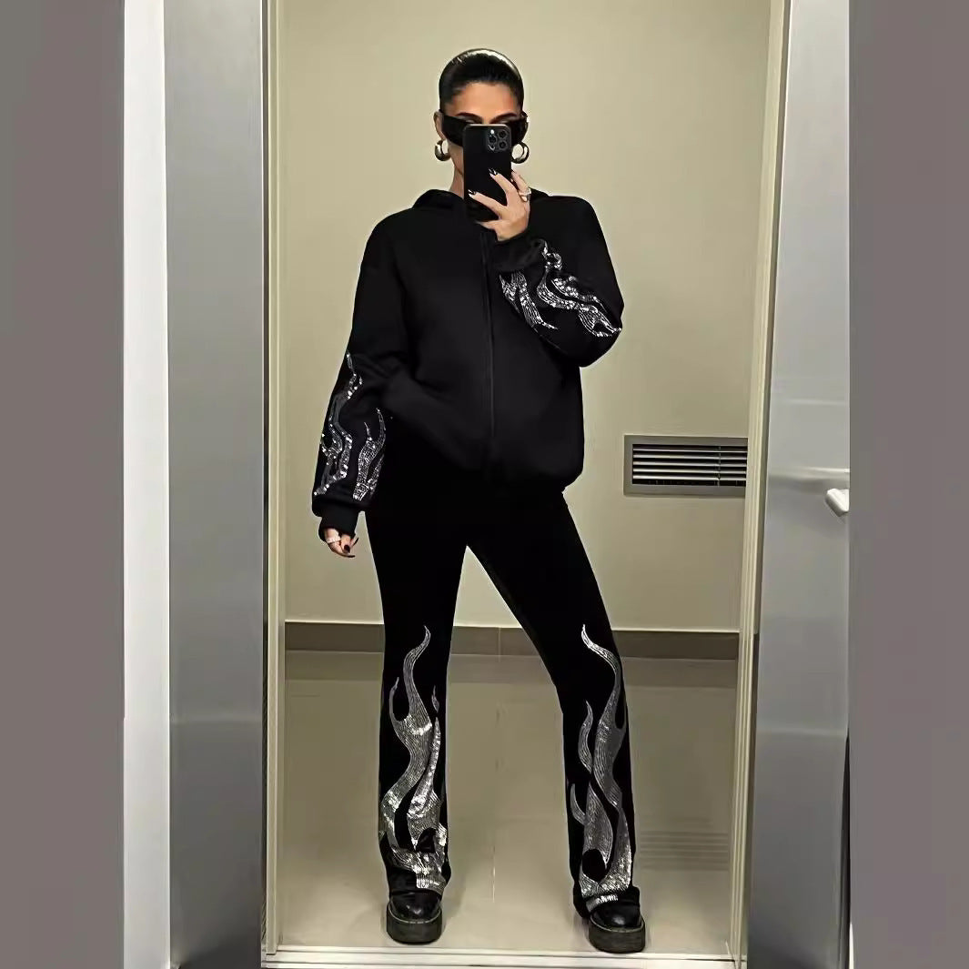 BlazeGlam Zip Hoodie
