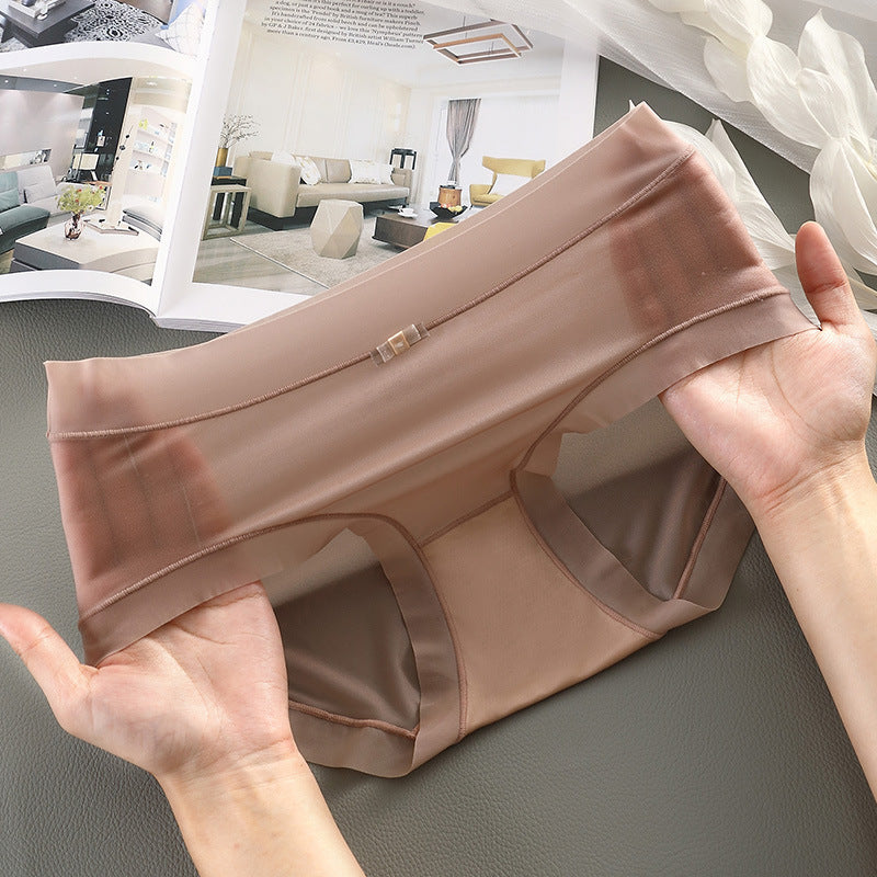 Women's Fashion Ice Silk Traceless Lace Shorts