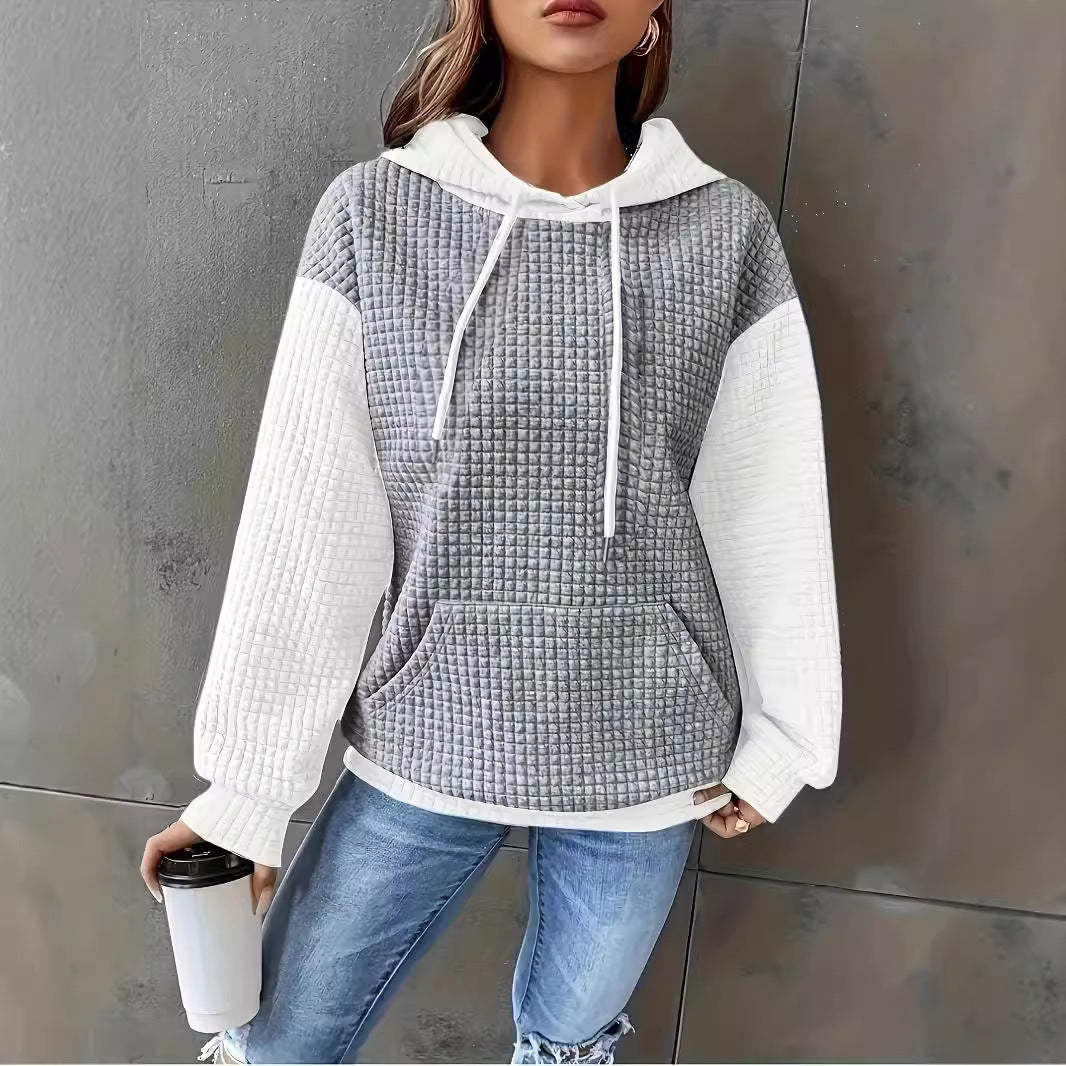ColorWave™ Casual Patch Hoodie