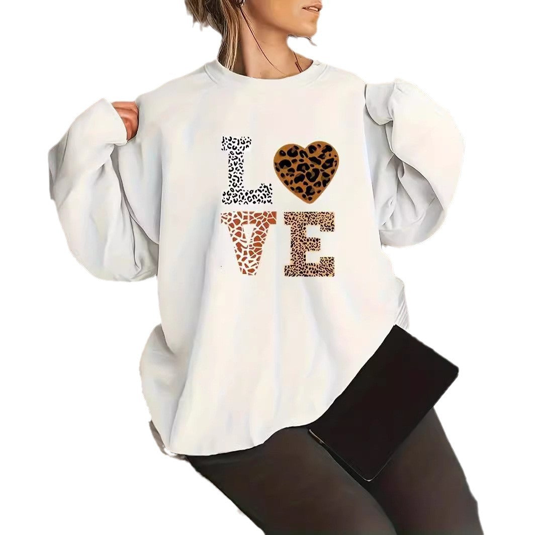WildHeart Plus-Size Leopard Sweater