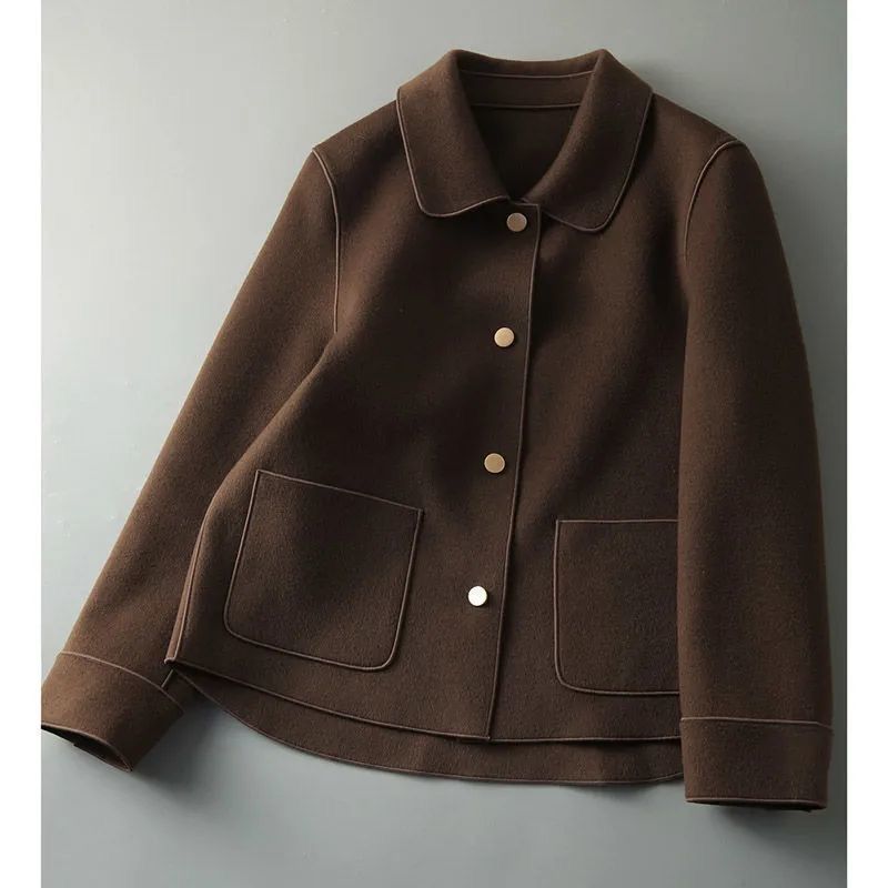 CozyWeave Loose Woolen Short Coat