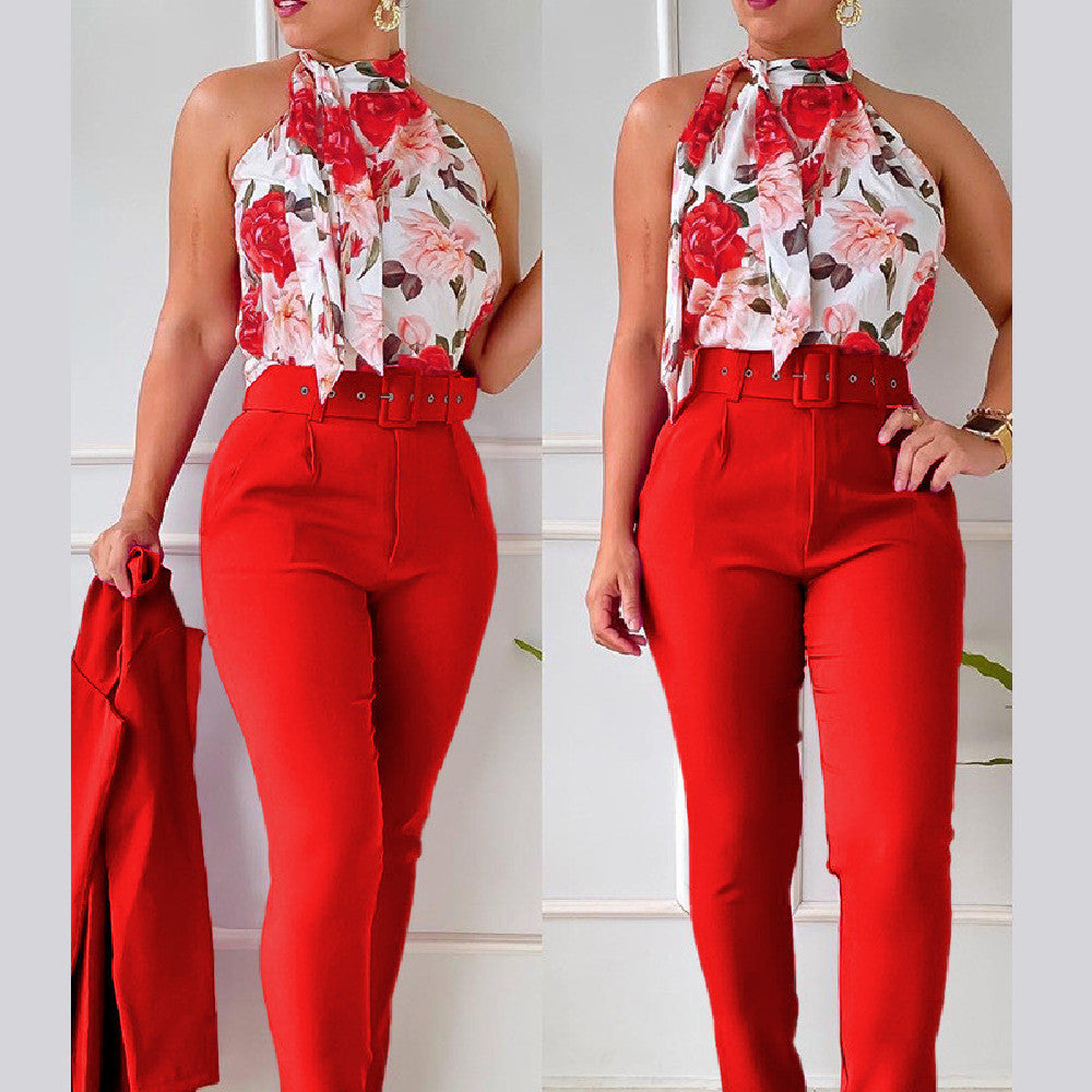 Blossom Reign Vest Ensemble