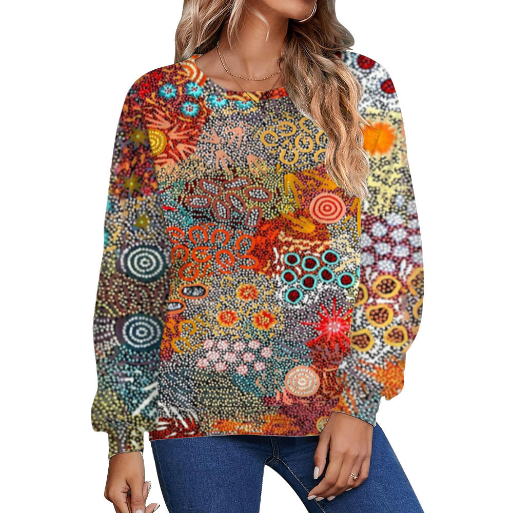 Marvella Cozy Print Sweater