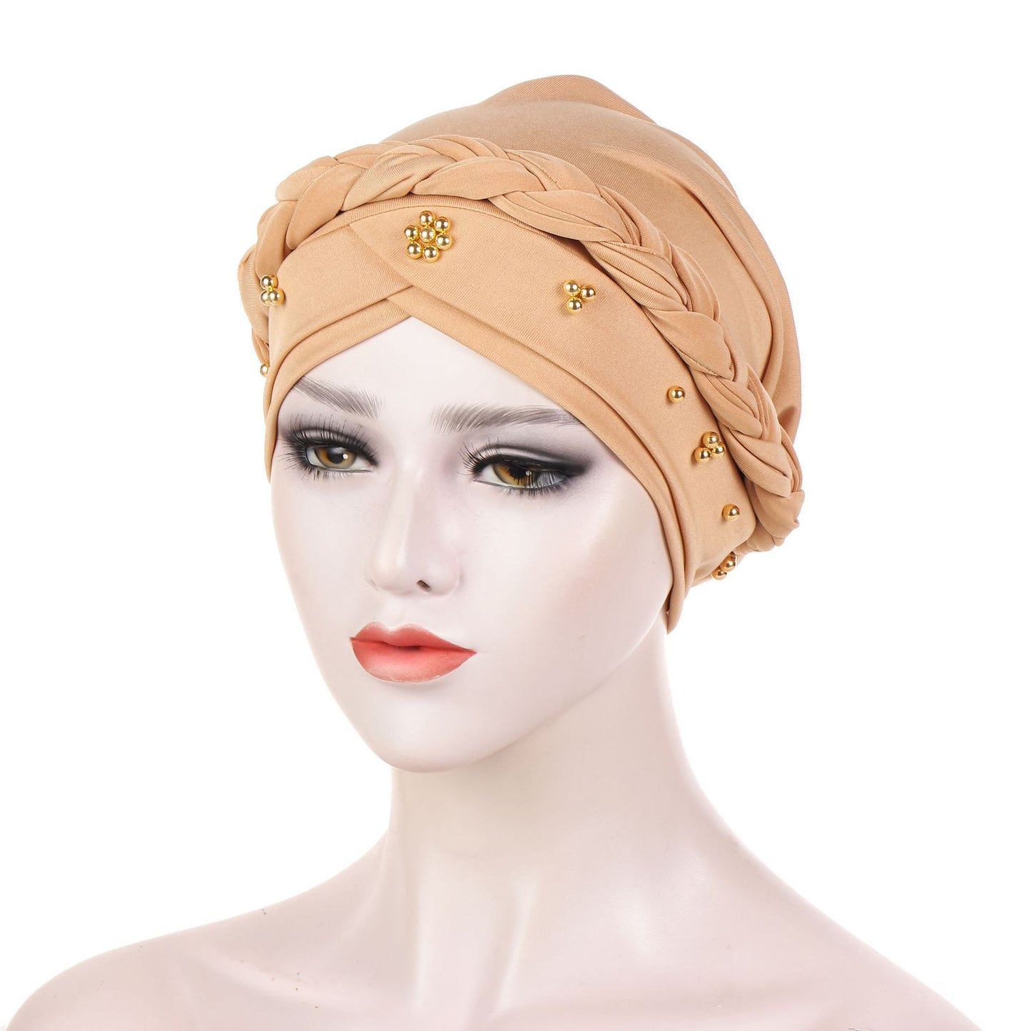 Women's Fashion Tie Dye Brushed Milk Silk Bandana Hat