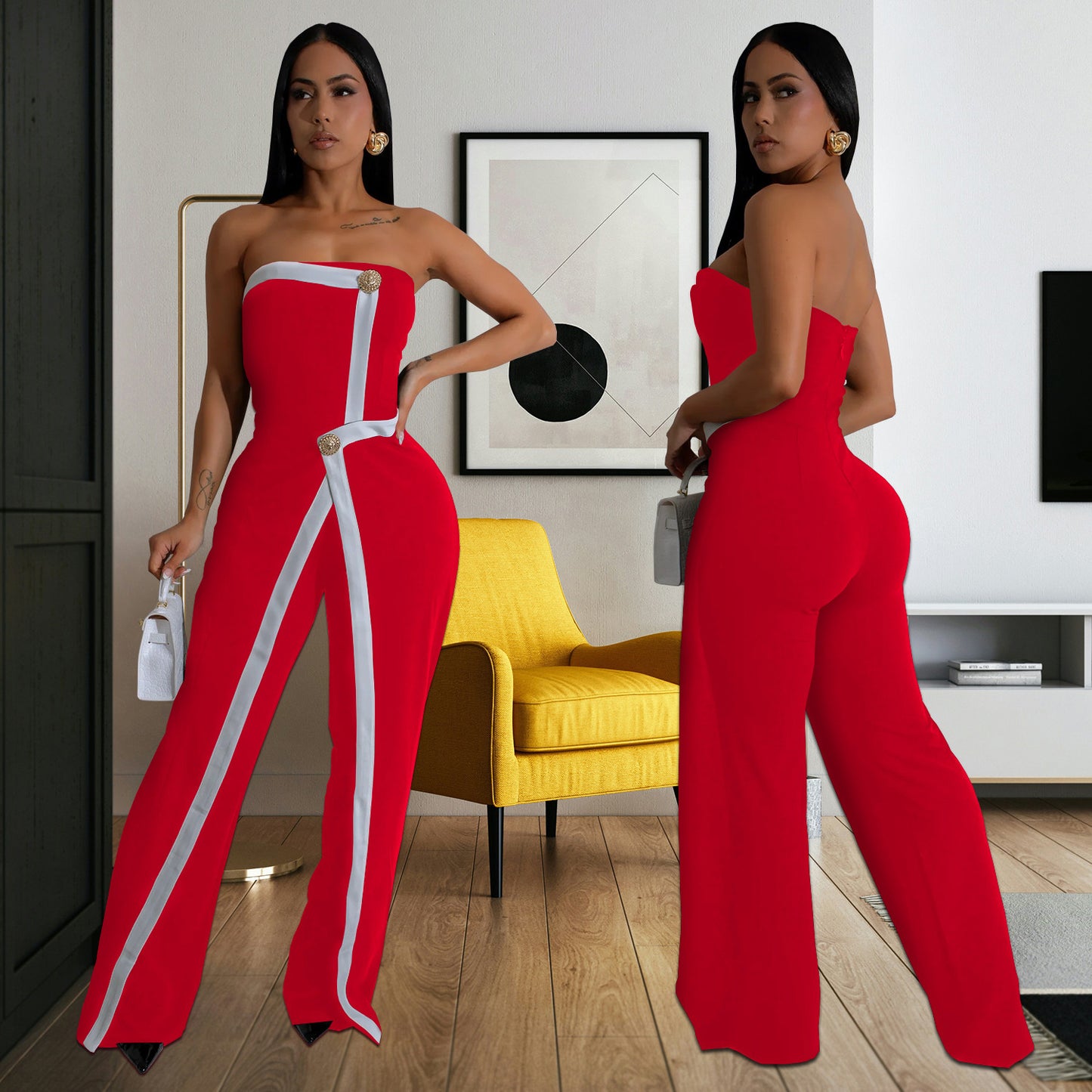 VelviCharm™ Backless Jumpsuit